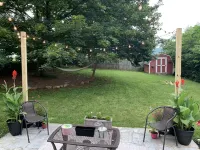 Cozy, Convenient, & Comfortable Retreat w/ Firepit, Hammock, Ping Pong, & Coffee