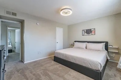 Modern 3BD Home in quiet neighborhood with large fenced backyard