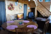 Mountain  side cabin views of sunsets every day  nearest neighbor is a mile away