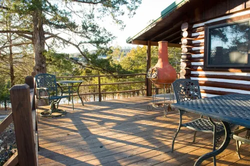 Secluded Lake Front Cabin w/ Private Dock/Boat Slip, Large Deck, Grill, WiFi.