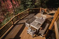Gorgeous views and two decks! Large open cabin, short walk to lodge - Sleeps 14