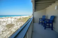 Freshly updated beachfront condo with stunning views.  Sleeps 4.  Onsite Pool.