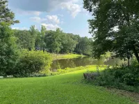 Charming Fishing Cabin w/ lake view near Stone Mountain