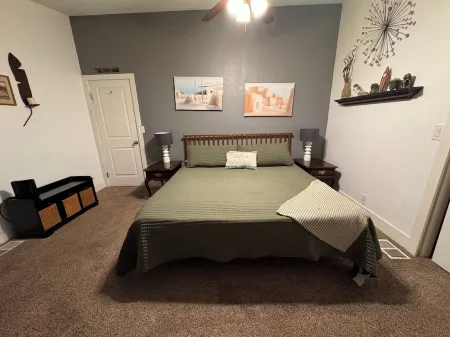 River house with desert view