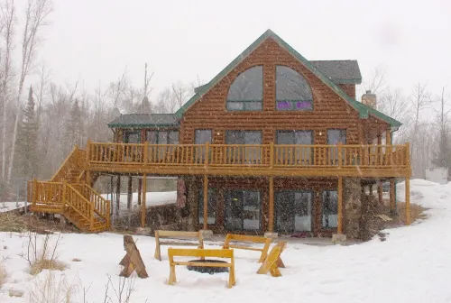 Upscale Lake Home on Beautiful 915 Acre Solberg Lake, Phillips WI