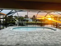 Waterfront 3 bed 2 bath heated saltwater pool home with kayaks and boat dock
