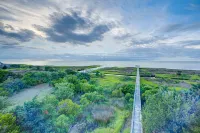 Dog-friendly, sound-front home with 2 sundecks, fireplace, & private hot tub Hotels in Buxton