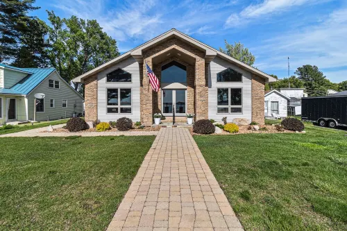 Upscale Lakefront Oasis: Private Dock, Dune Views, Firepit!