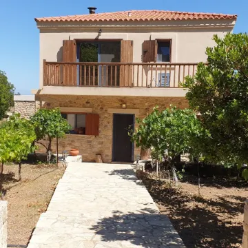 Chaihoutes Stone Villa into Olive Farm in Zia