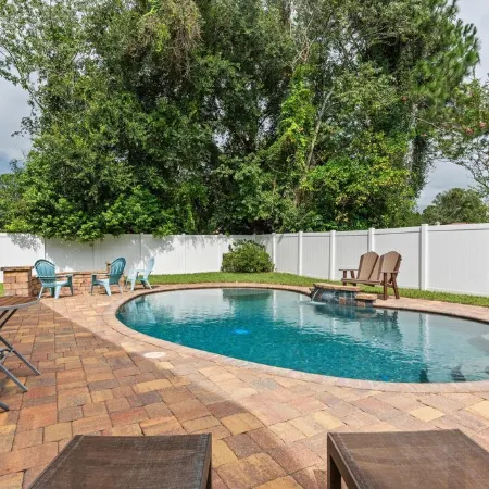 Saltwater Pool I Firepits I Large Fenced Backyard I 4 Miles to Beach