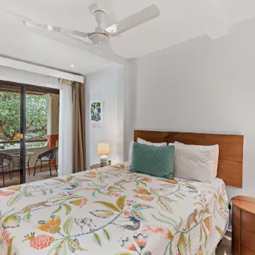 Colorful & Private 2-Bedroom Condo Just a Short Walk from the Beach