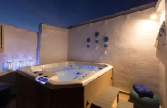 roof garden-panoramic view and jacuzzi