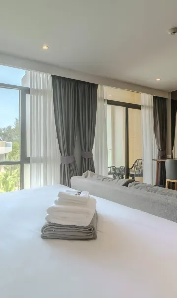 อพาร์ตเมนต์แบบ 1 ห้องนอน