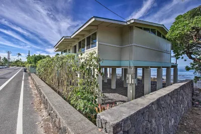 Oceanfront Kona Home w/ Beach Access & Views!