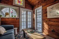 The Lilac Cottage is a charming 2-bedroom house in Cloudcroft with fenced yard!