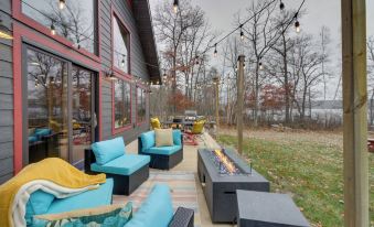 Modern Lakeside Chalet on Crow Wing Chain w/ Dock!