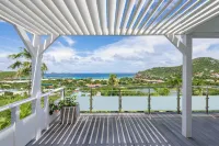 St Jean - Villa 2 bdrms - Panoramic view of the bay - Swimming pool - Heated SPA