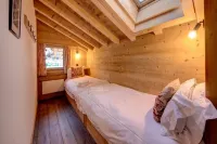 Views of Bruson & Petit Combin range from the top floor of the Alpine residence