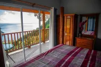 Majestic Villa, breathtaking view of famous Pitons, Ocean and Soufriere Town Hotels in Malgretoute