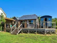 Lodge in Cornwall with Widemouth Bay Views