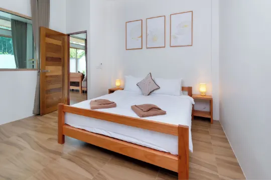 วิลล่า, 2 ห้องนอน, ปลอดบุหรี่, สระว่ายน้ำส่วนตัว