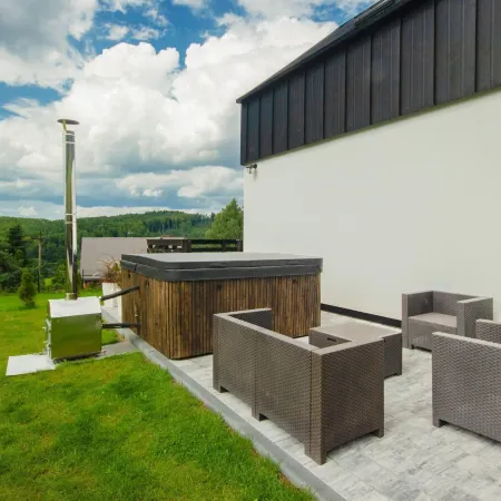 A Comfortable House in Kashubia for 8 People Отели в г. Стенжица