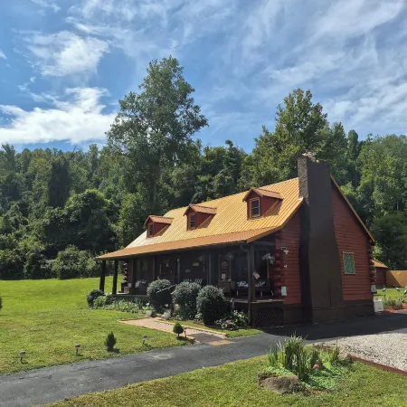 Log Cabin in the Field