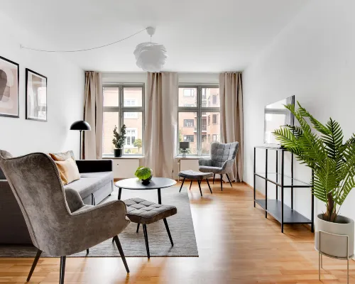 Constantin - Chic 2-Bdr Apt with Balcony Hotels in Frederiksberg