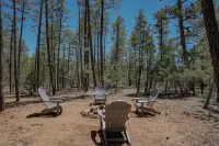 OASIS IN THE FOREST ON 1.25 ACRE BACKING TO NATIONAL FOREST WITH AC-PETS WELCOME