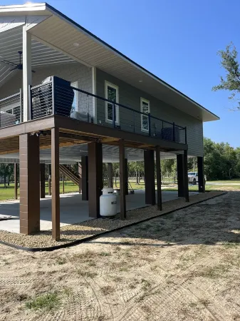 New riverfront home across from Rock Bluff Springs on the Suwannee river