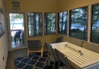 Northwoods lakeside family-friendly cabin.  Amazing sunsets!  Nice sandy beach.