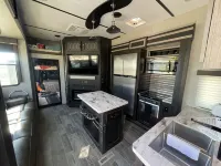 Large, modern camper close to Glamis Sand Dunes