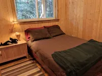 CozyCattail Cabin on our secluded coastal estuary woodland retreat