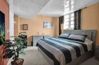 Direct access to beach and heated pool at The Tides