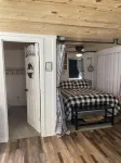 Fully renovated cabin with new furnishings and appliances.