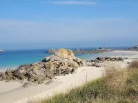 TY Caromel Maison de Bord de mer Avec Jardin Clos Pour 4 à 10 Personnes