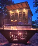 Bourbon Barrel Cabin A.  There are 2 Cabins A & B.