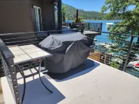 Bass Lakefront Luxury w/ Private Dock and Game/Bar Room