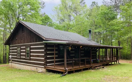 Well Maintained Cabin Bordering National Forest, Close to Augusta, GA - -Masters