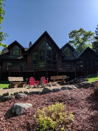 Luxury water home on Whitefish Chain of lakes