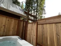 Mt Rainier One Bedroom + Loft Cabin with Hot Tub 애쉬포드 호텔