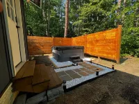 Summer Cabin: Nearby Lakes, Dog Friendly & Private Hot Tub