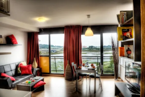 Apartamentos Bahía de Boó - مطابخ