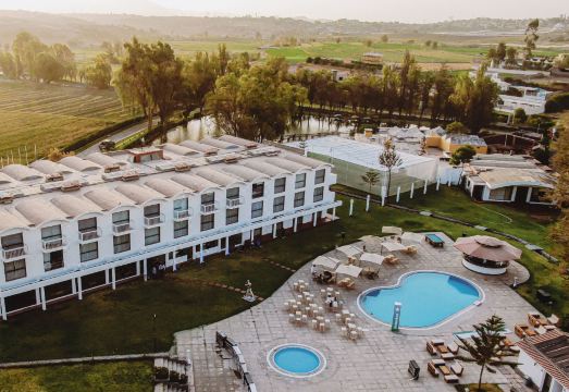 호텔 정원 전경