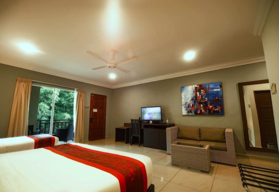 티오만 다이브 리조트의 아늑한 객실