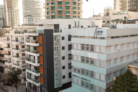 Artist Hotel - an Atlas Boutique Hotel Отели рядом со станцией Tel-Aviv Savidor Mercaz - Israel Railways