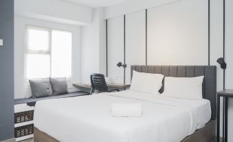 Warm and Simply Studio Room at Urbantown Serpong Apartment