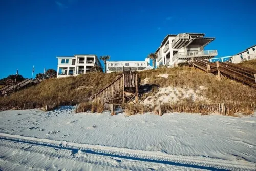 Beautiful Beachfront Home Near Alys Beach on 30A with Private Beach Hotel a Seacrest