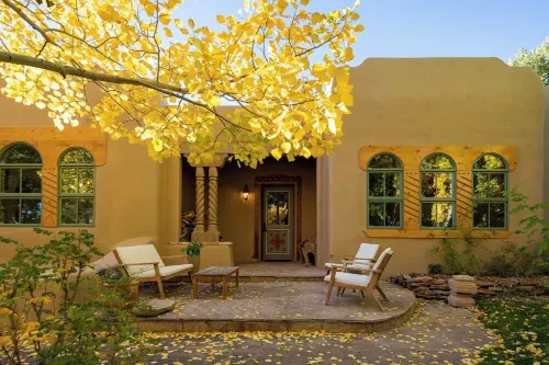 Casa Sara Adobe Home in Taos New Mexico, sleeps 12 Hotels in Arroyo Seco