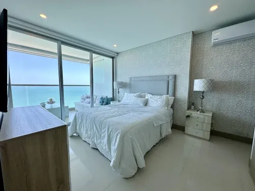 Piso 32 Lujoso Apartamento Vista al Mar/wifi